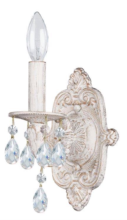 White Crystal Sconce S535362