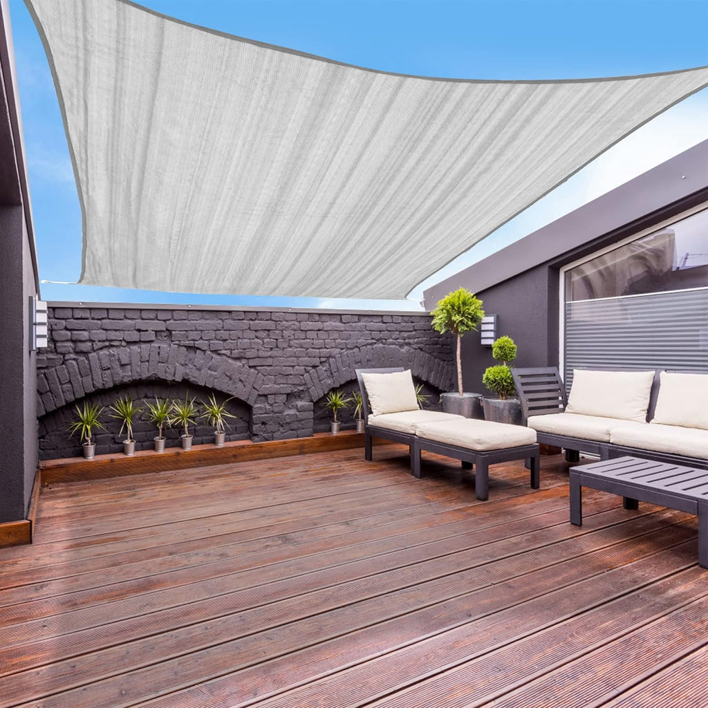 12'x16' Rectangle Sun Shade Sail Canopy Q3805