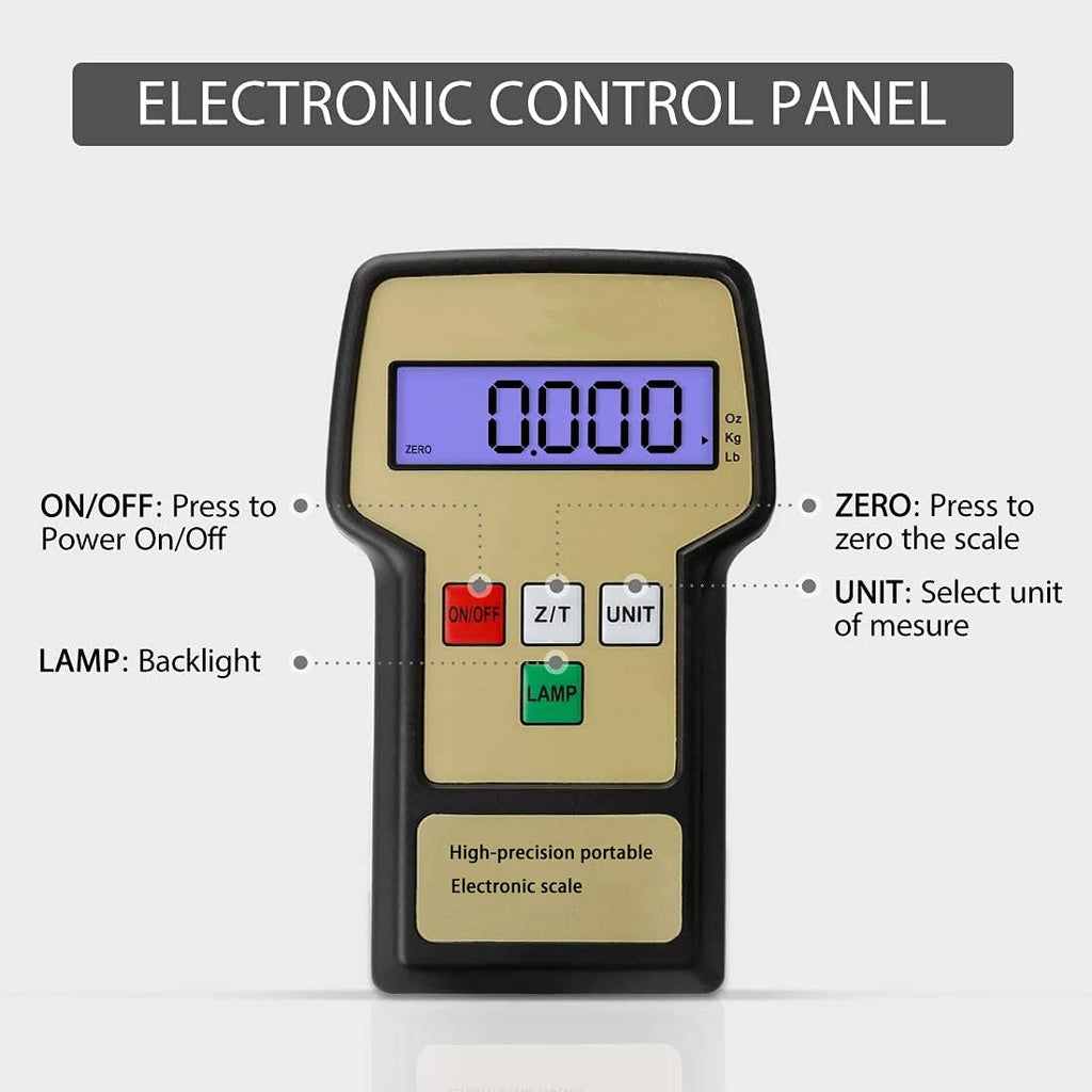 220LB Portable Digital Refrigerant Charging Weight Scale with Case, Pack of 2 G8253