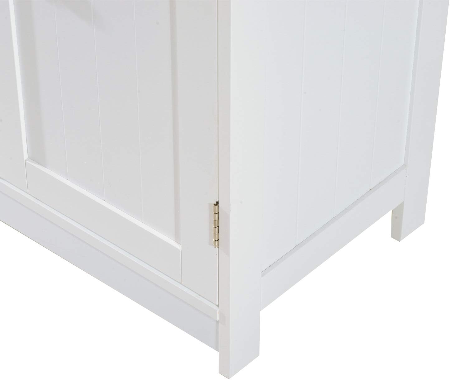 White Pedestal Sink Bathroom Vanity Cabinet M124584