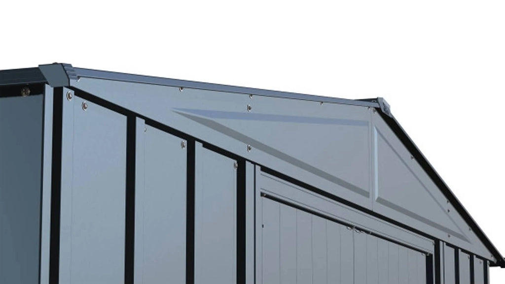Blue Grey Steel Storage Shed R1945