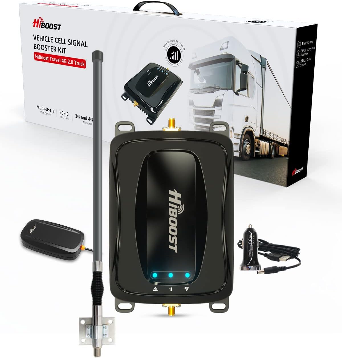Car Cell Phone Booster with Magnetic Roof Antenna N867742
