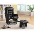 Black Glider and Ottoman K427
