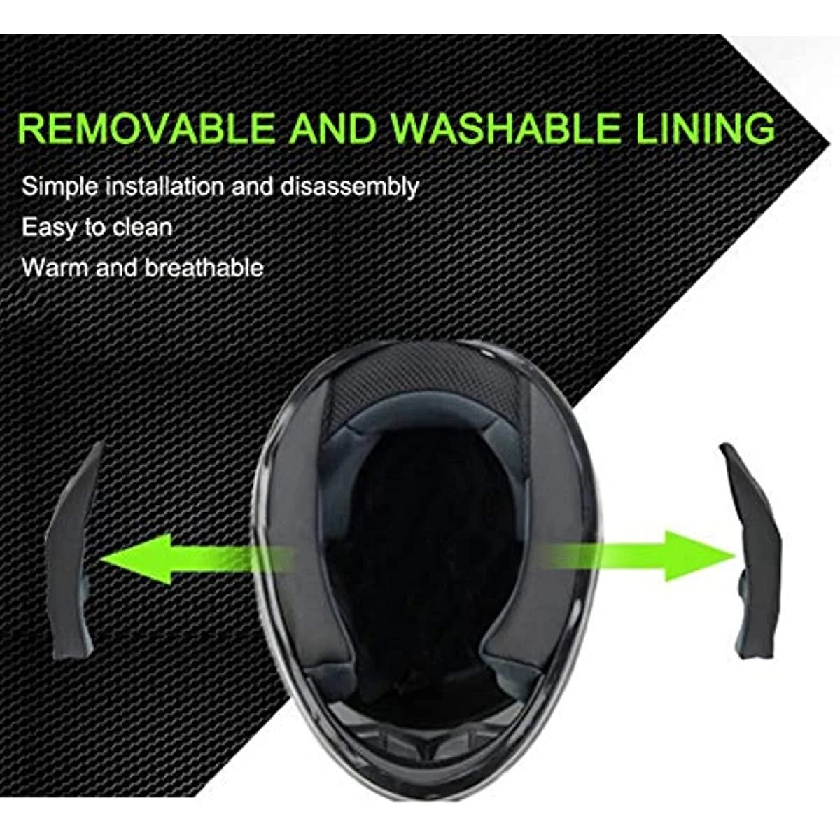 Full Face Motorcycle Helmet with Tinted Visors and Vents X309