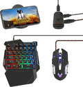 Wired Mechanical RGB LED Backlit Gaming Keyboard and Mouse Combo C83439