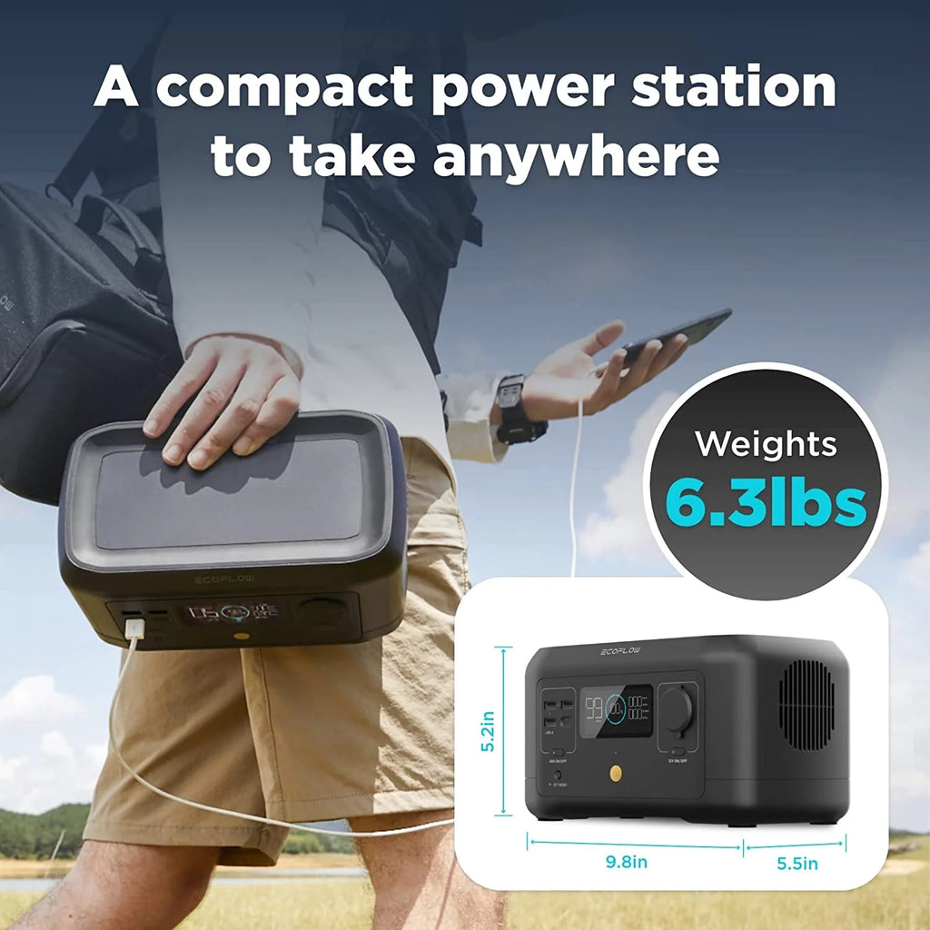 Portable Power Station 210Wh Capacity 300W AC Output B114