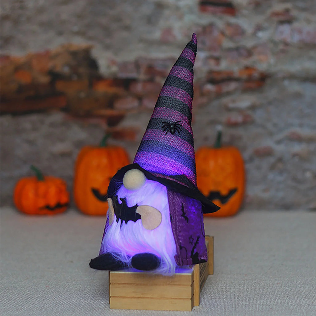 Glowing Gnome Ornament Doll D386