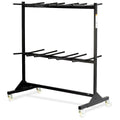 Black Double Tier Chair Cart R3165