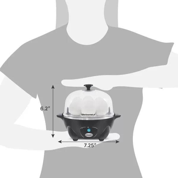 7 Egg Capacity Electric Egg Cooker with Auto Shut-Off T115