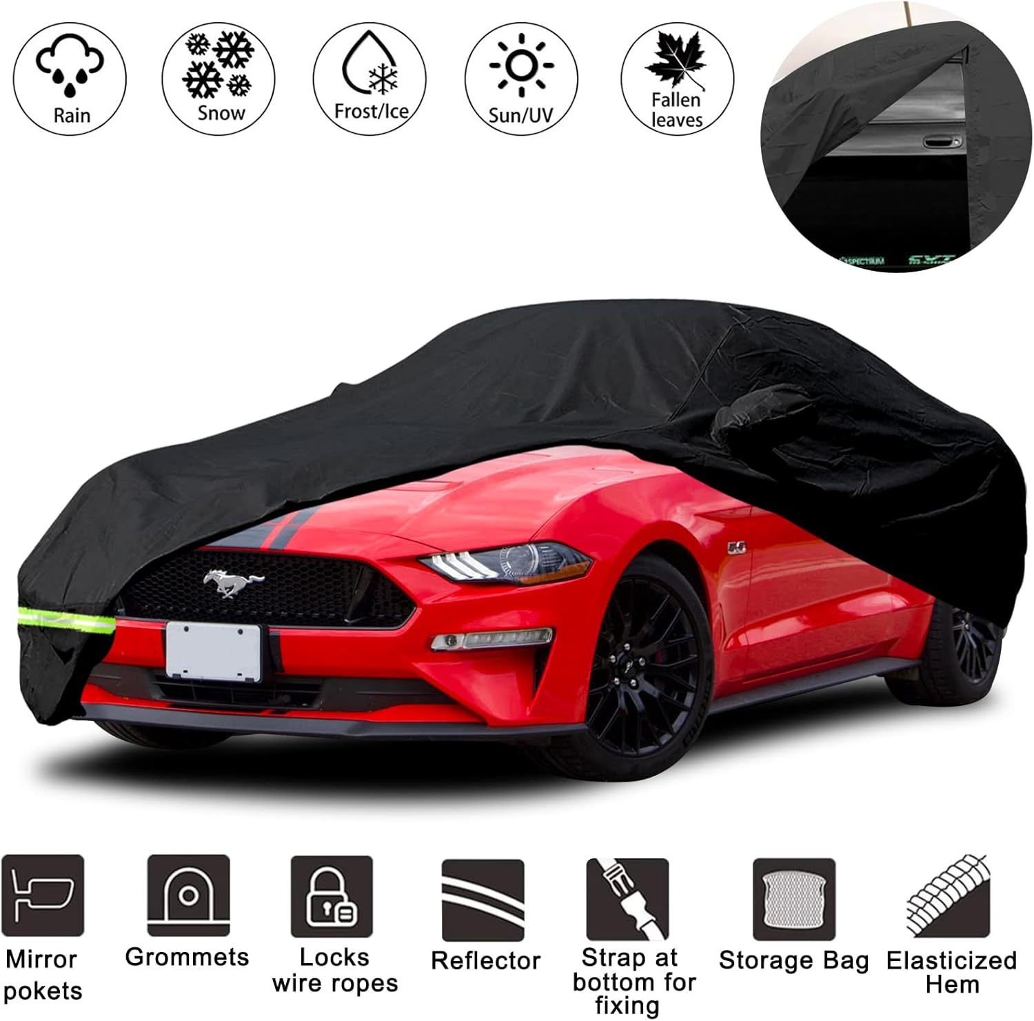 Waterproof Car Cover for Ford Mustang M618