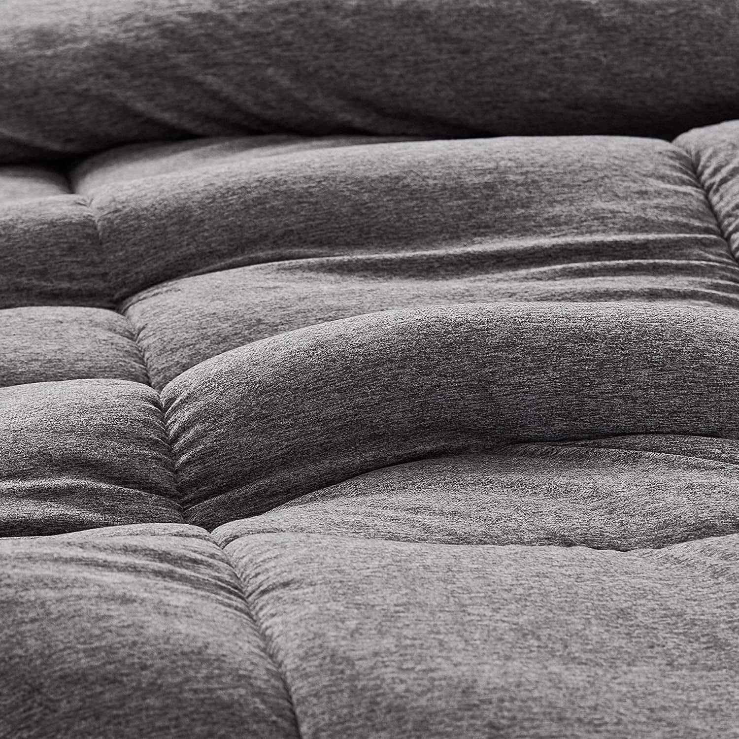 King Oversized Comforter in Morning Gray A7308