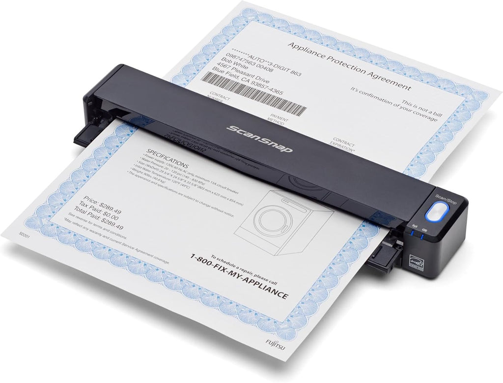 Black Wireless Mobile Portable Scanner E6164