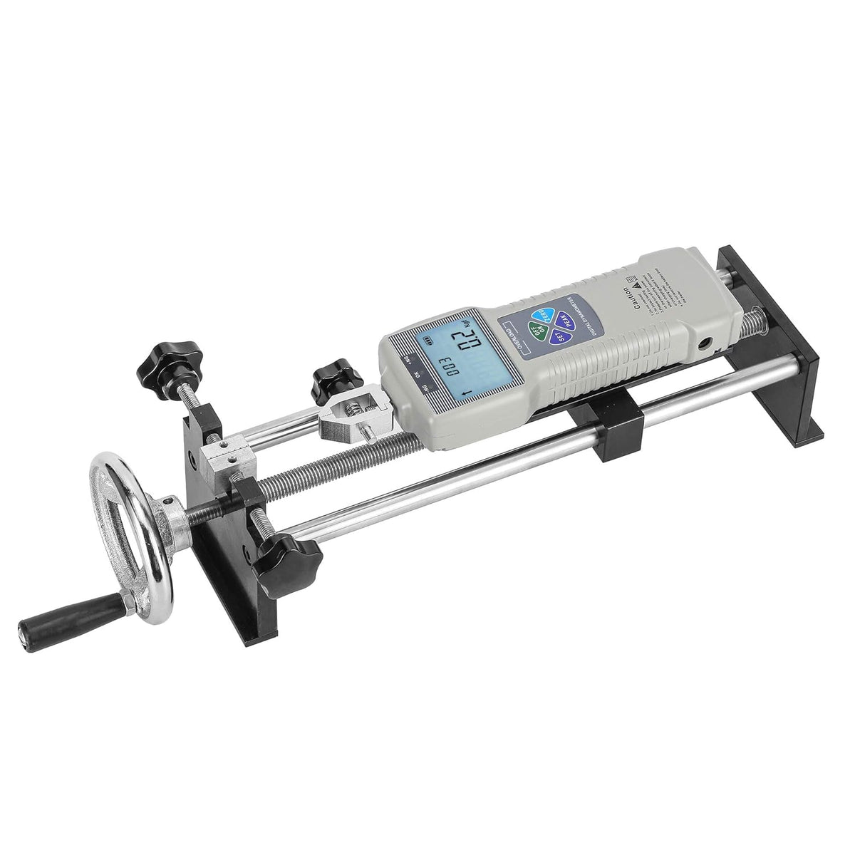 Digital Force Gauge Push Pull Gauge with Carrying Case, LCD Backlit Display, Metal Enclosures A3359