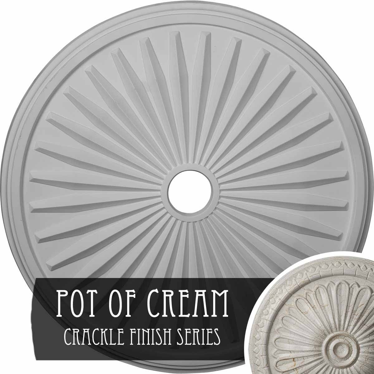 Hand-Painted Ceiling Medallion B713118