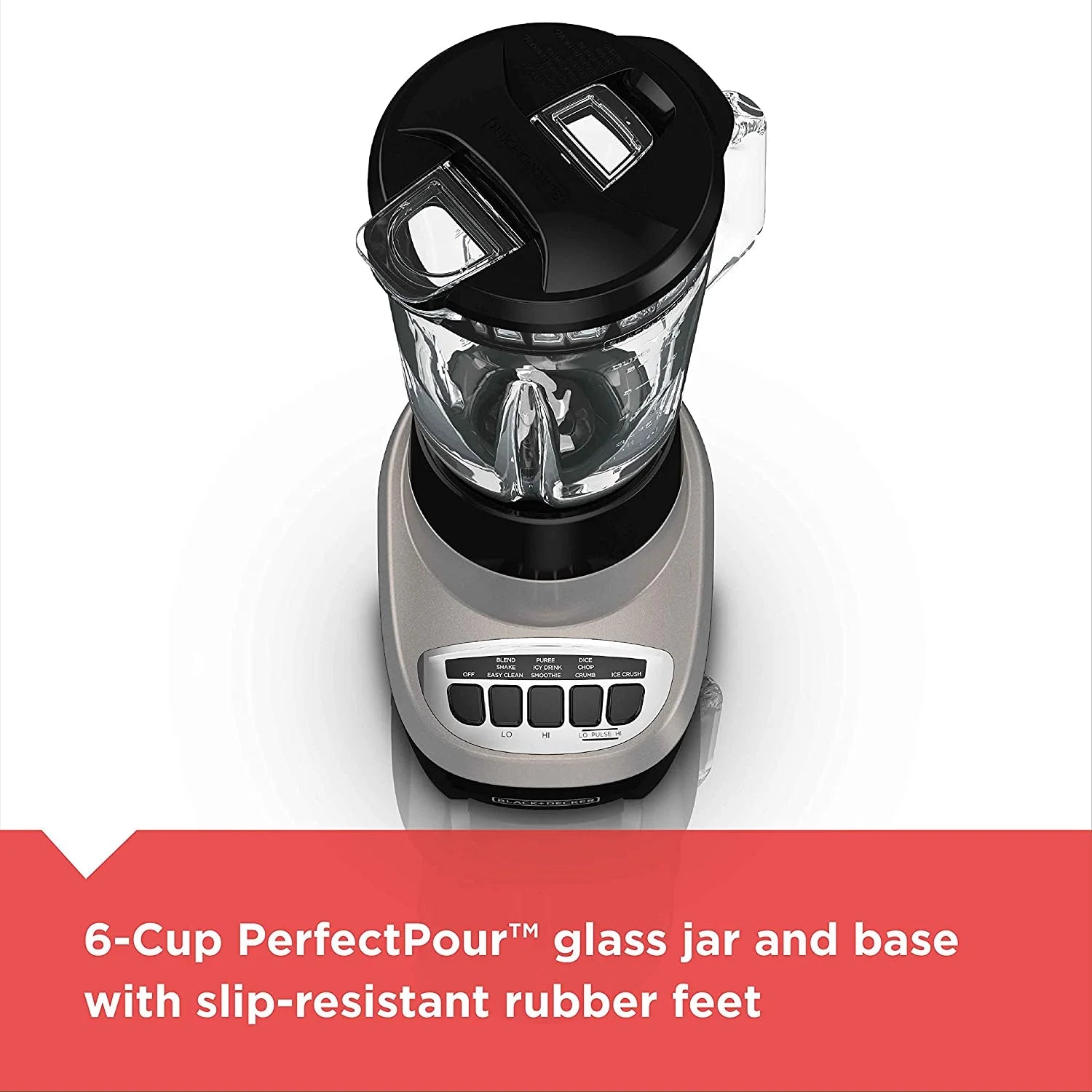 6-Cup Black/Silver P585982