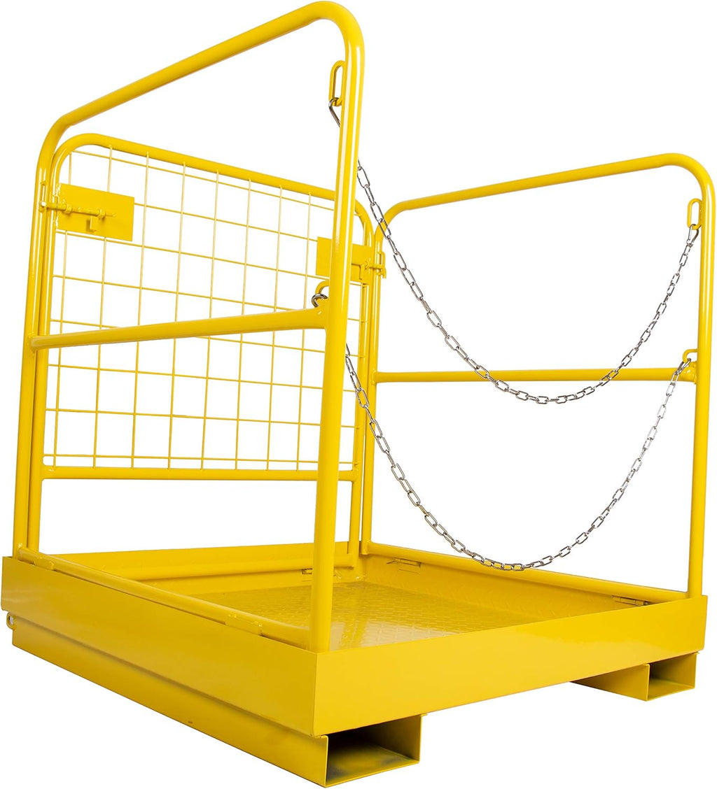 36x36 Steel Forklift Cage Work Platform S9339