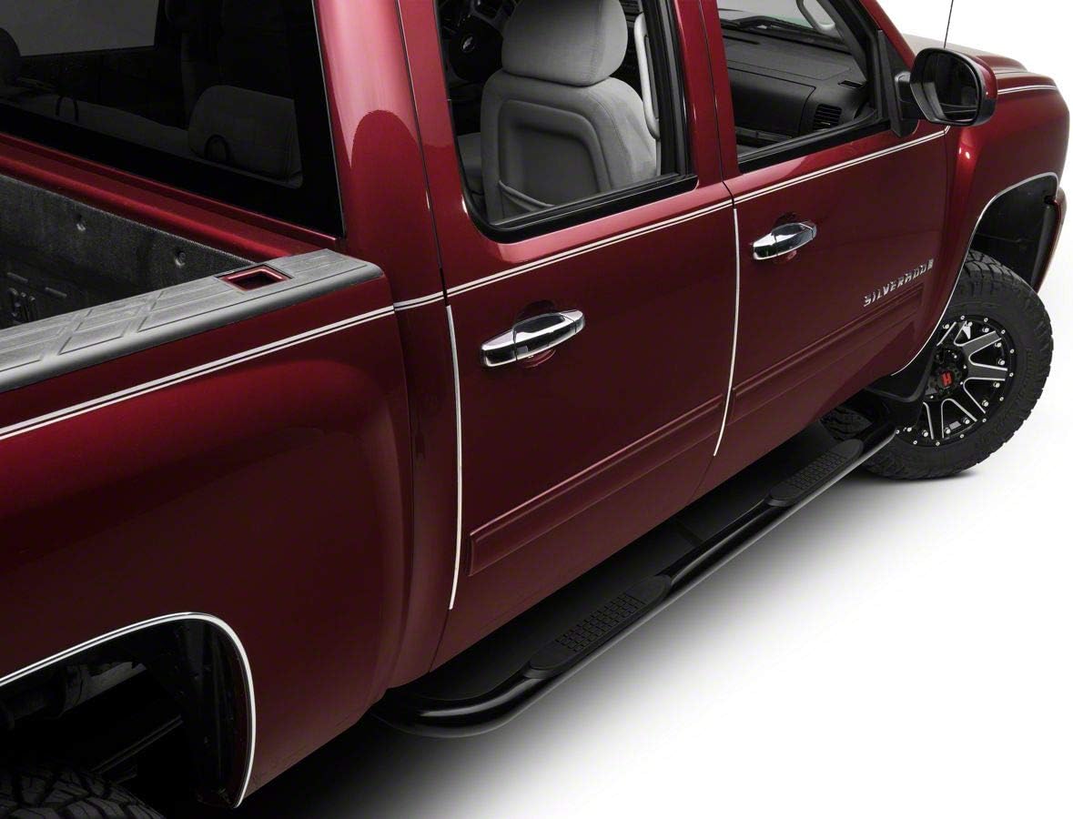 Black 3-Inch Side Step Bars Q83949