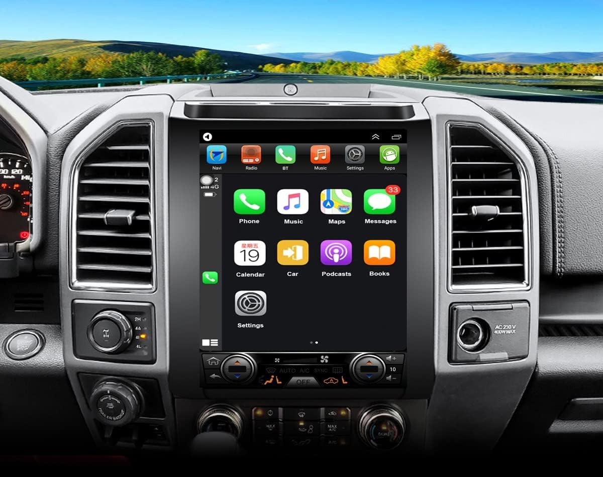 12.1inch Touch Screen Car Stereo Navigation with Wireless Carplay V1548