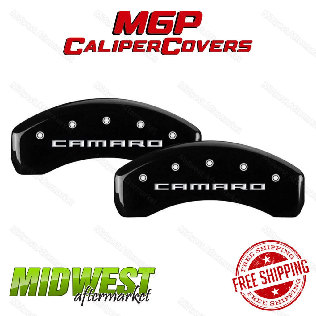 4 Caliper Covers Black Finish Silver CH Q326138