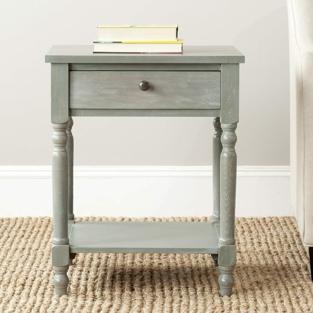 Steel Teal Accent Table N78623