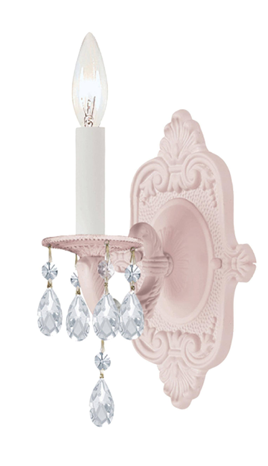 White Crystal Sconce S535362