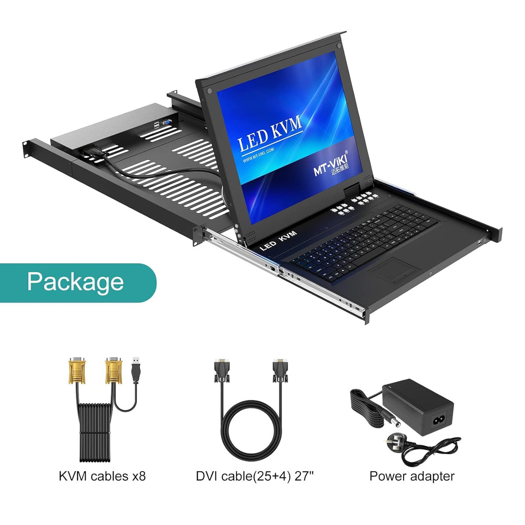 8 Port LCD KVM Console Monitor R5633