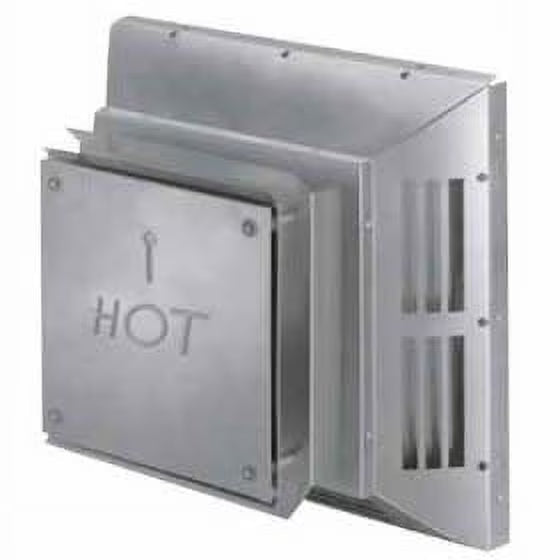 4 in. Aluminum Stove Vent Horizontal Termination Cap I63837
