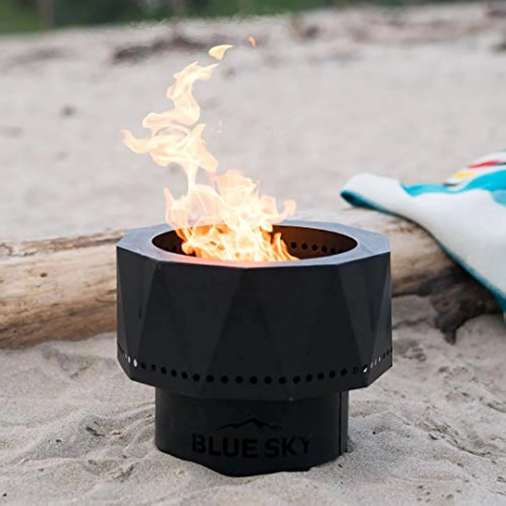 Steel Round Wood Pellets Fire Pit X459828