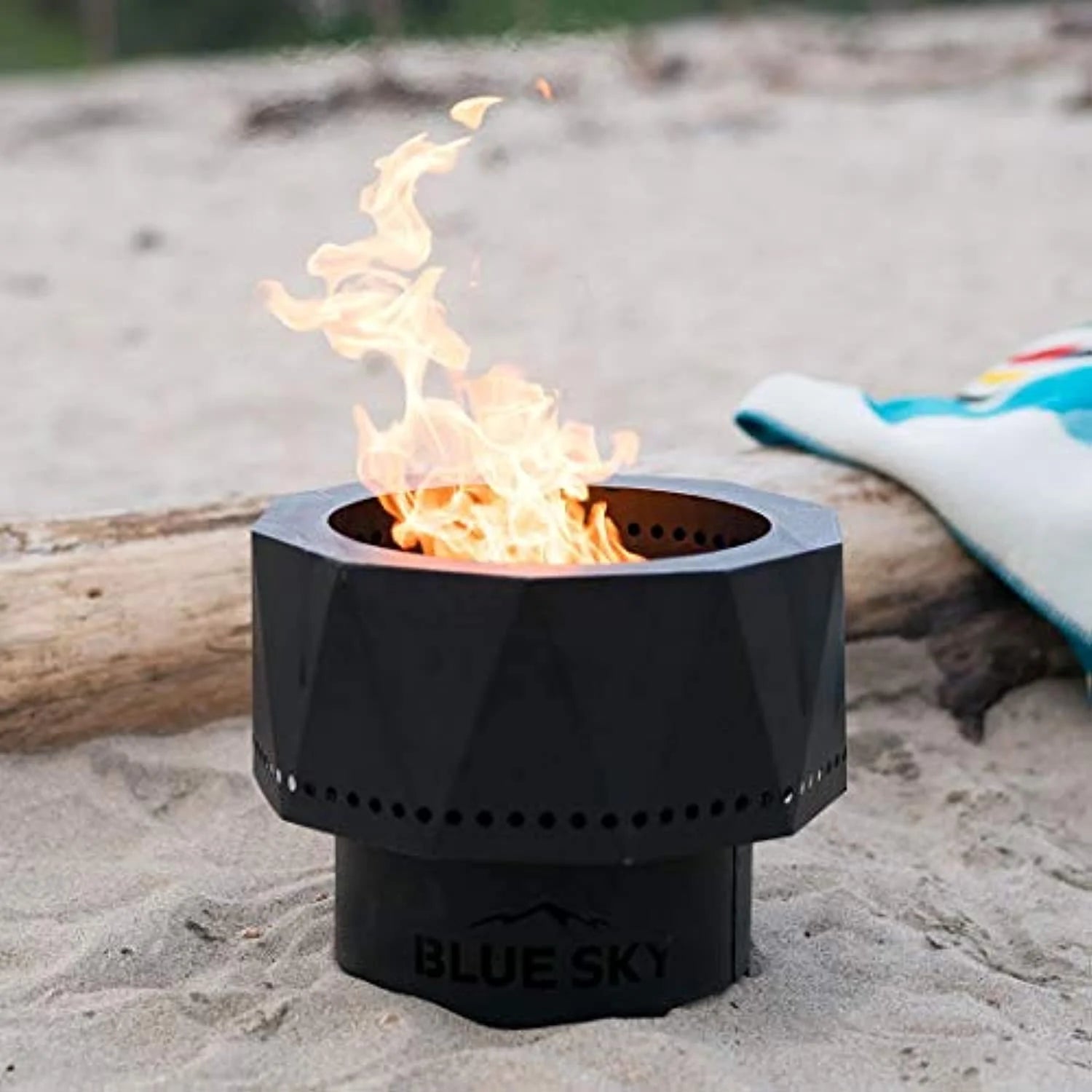 Steel Round Wood Pellets Fire Pit X459828