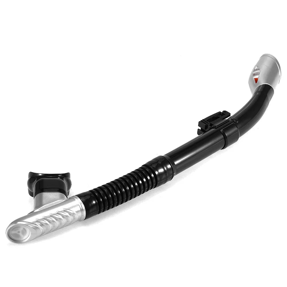 Freediving Snorkel Set with Tempered Glass Lens Goggles R733