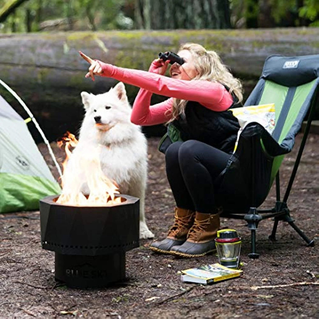 Steel Round Wood Pellets Fire Pit X459828