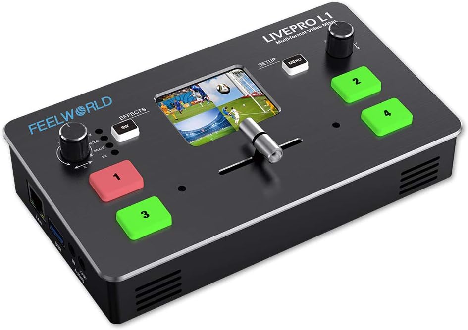 4 xHDMI Inputs Video Mixer with 2" TFT Display O66186