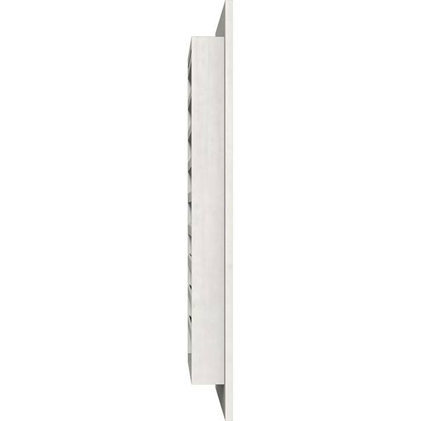 18 inchw x 18 inchh Primed Smooth Western Red Cedar Gable Vent O2402