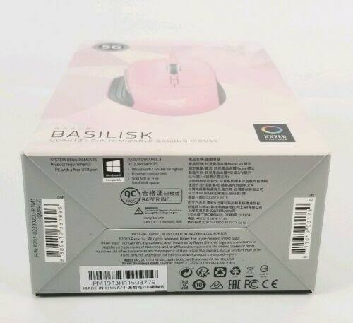 Quartz Pink Wired Optical Gaming Mouse D87730