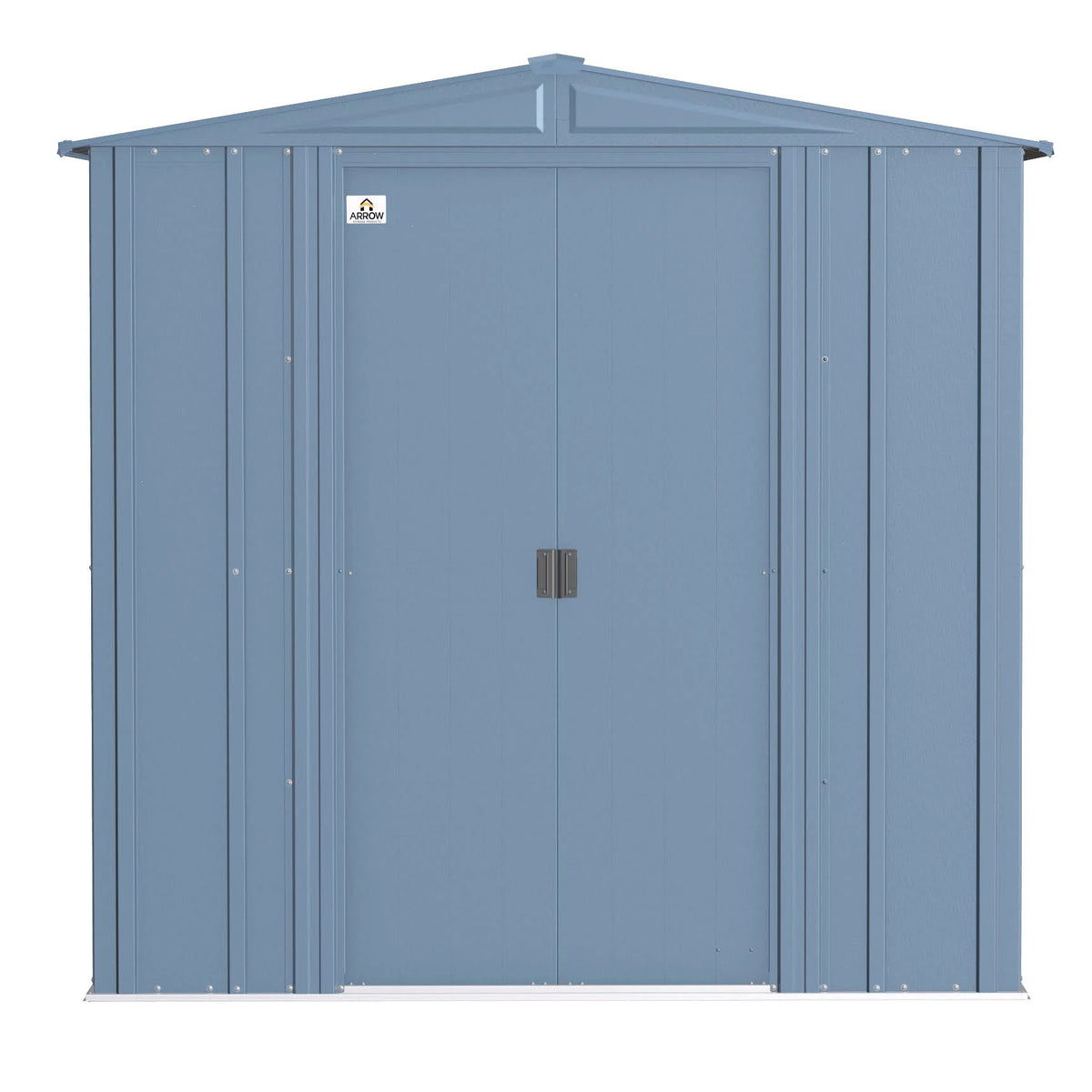 Blue Grey Steel Storage Shed R1945