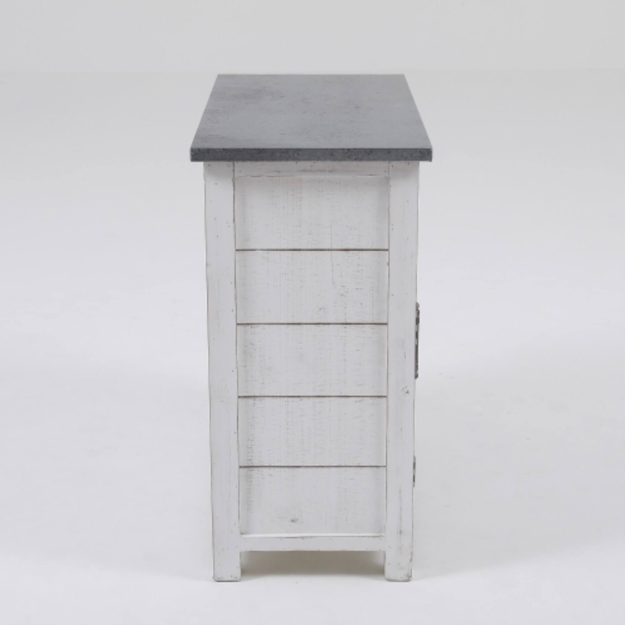 White Wood Console Cabinet I99559