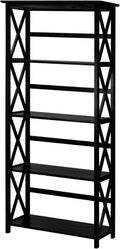 White 5-Shelf Bookcase P1356