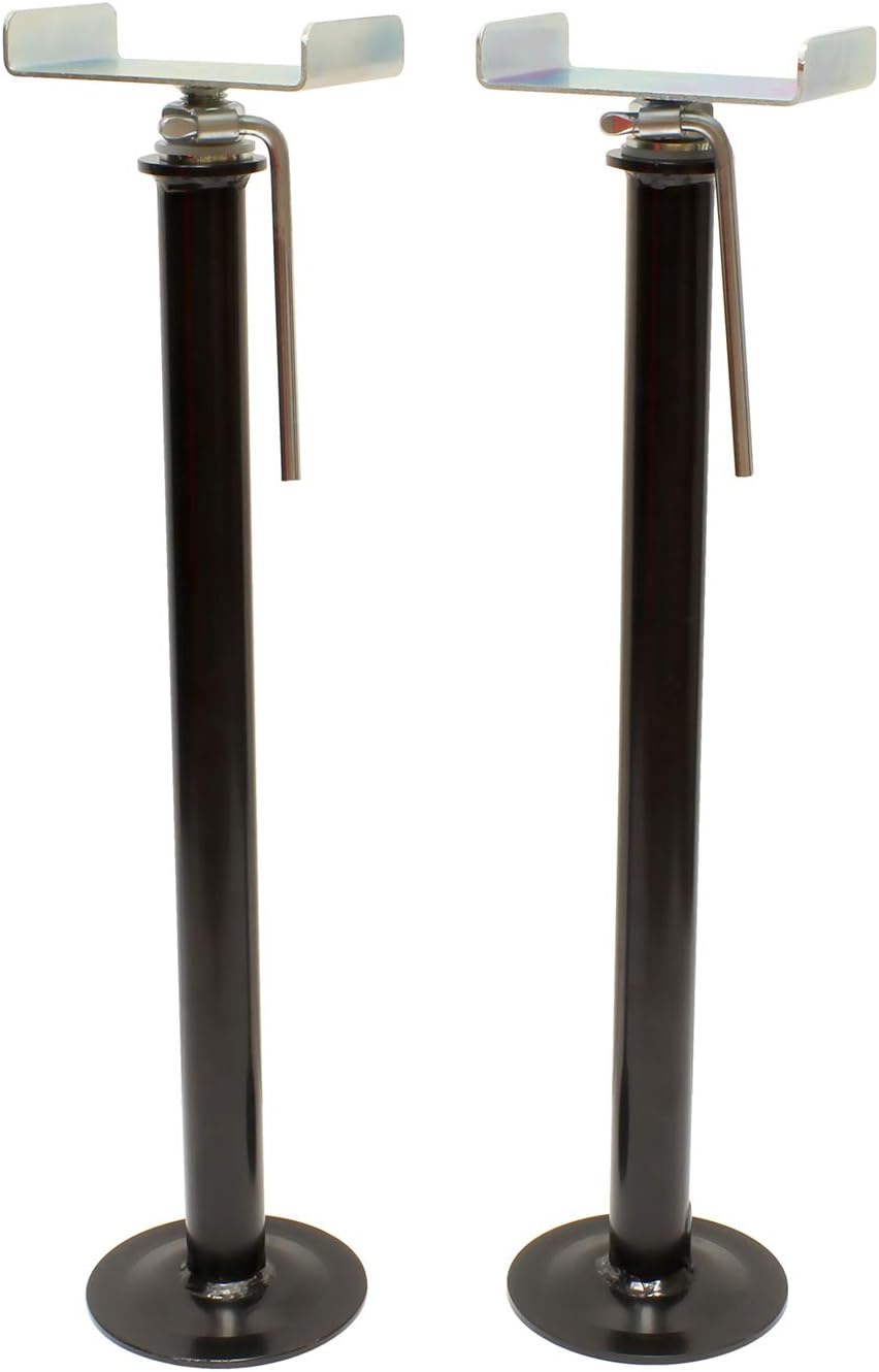 RV Slide Out Stabilizer Jacks 16in-28in 2 Piece Set Z71959