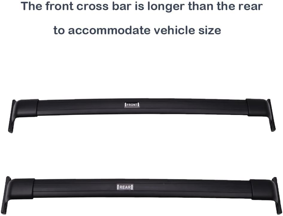 Cross Bar for Jeep Grand Cherokee L 2021 2022 Rooftop Rack Rails Cargo Bar X4633