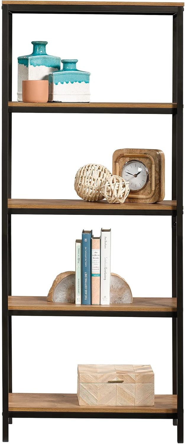 Tall Bookcase, Sindoori Mango Finish K505