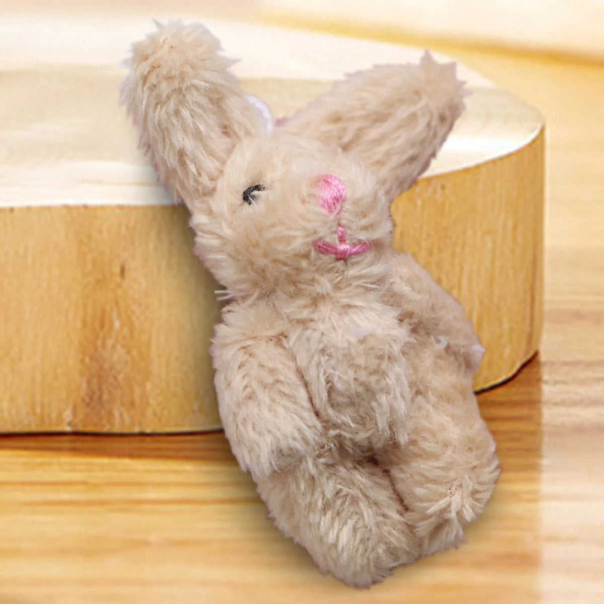 Khaki Rabbit Miniature Plush Doll F3032
