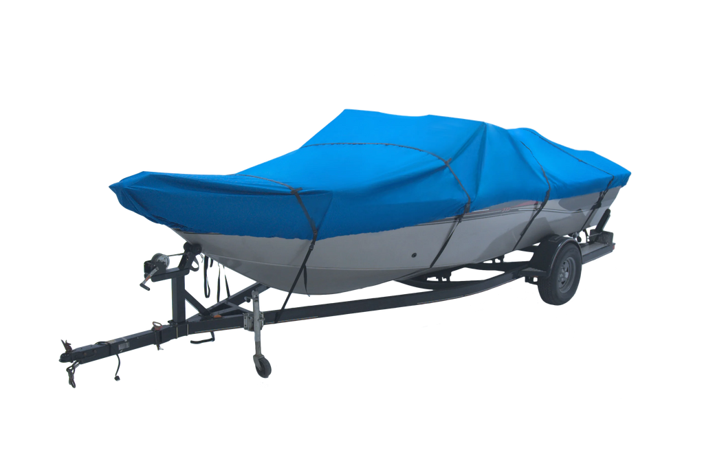 Waterproof Heavy Duty Trailerable Boat Cover with Storage Bag M3385