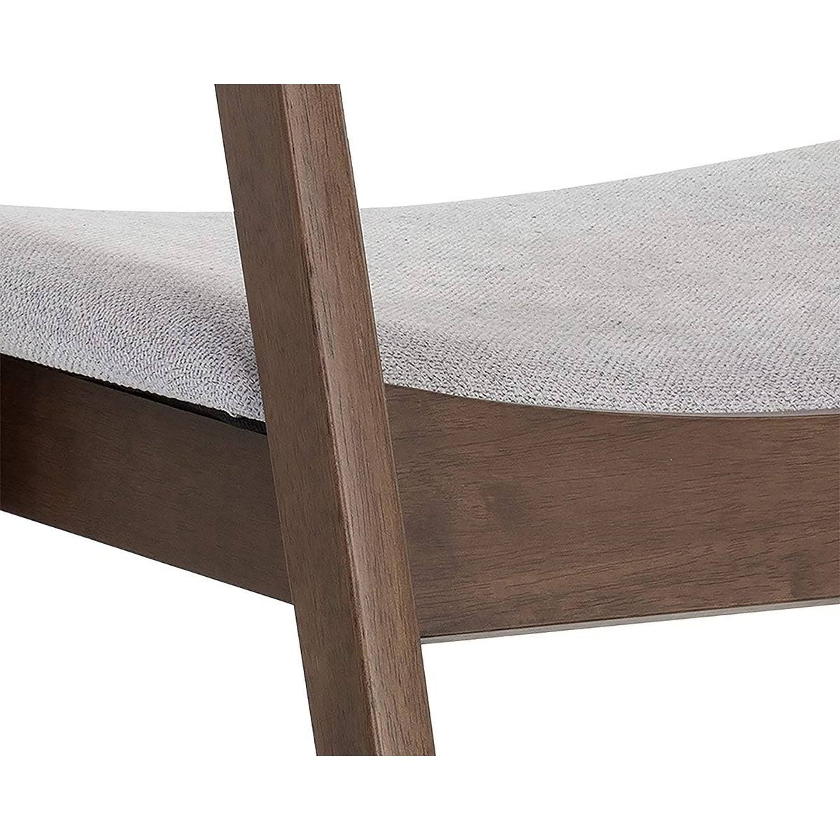 Wood Counter Table Set with 2 Counter Stools in Light Gray D69153