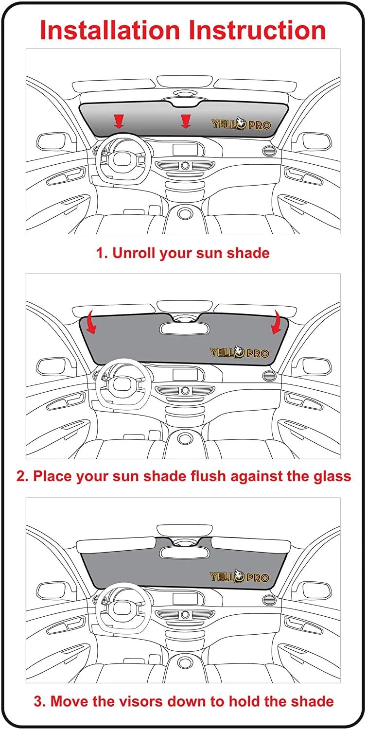 Front Windshield Sunshade for 2012-2017 Toyota Prius V R2690