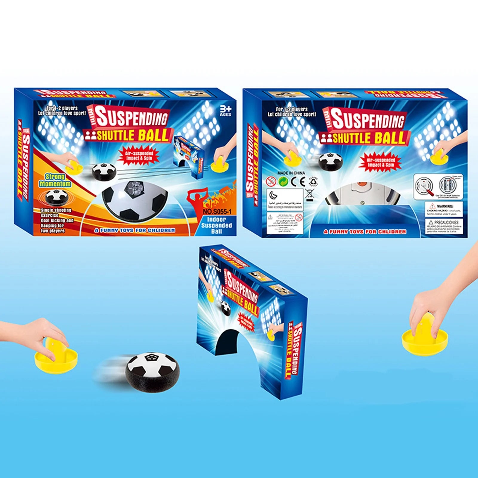 Hover Soccer Ball Air Floating Toy with Music LED Lights N687