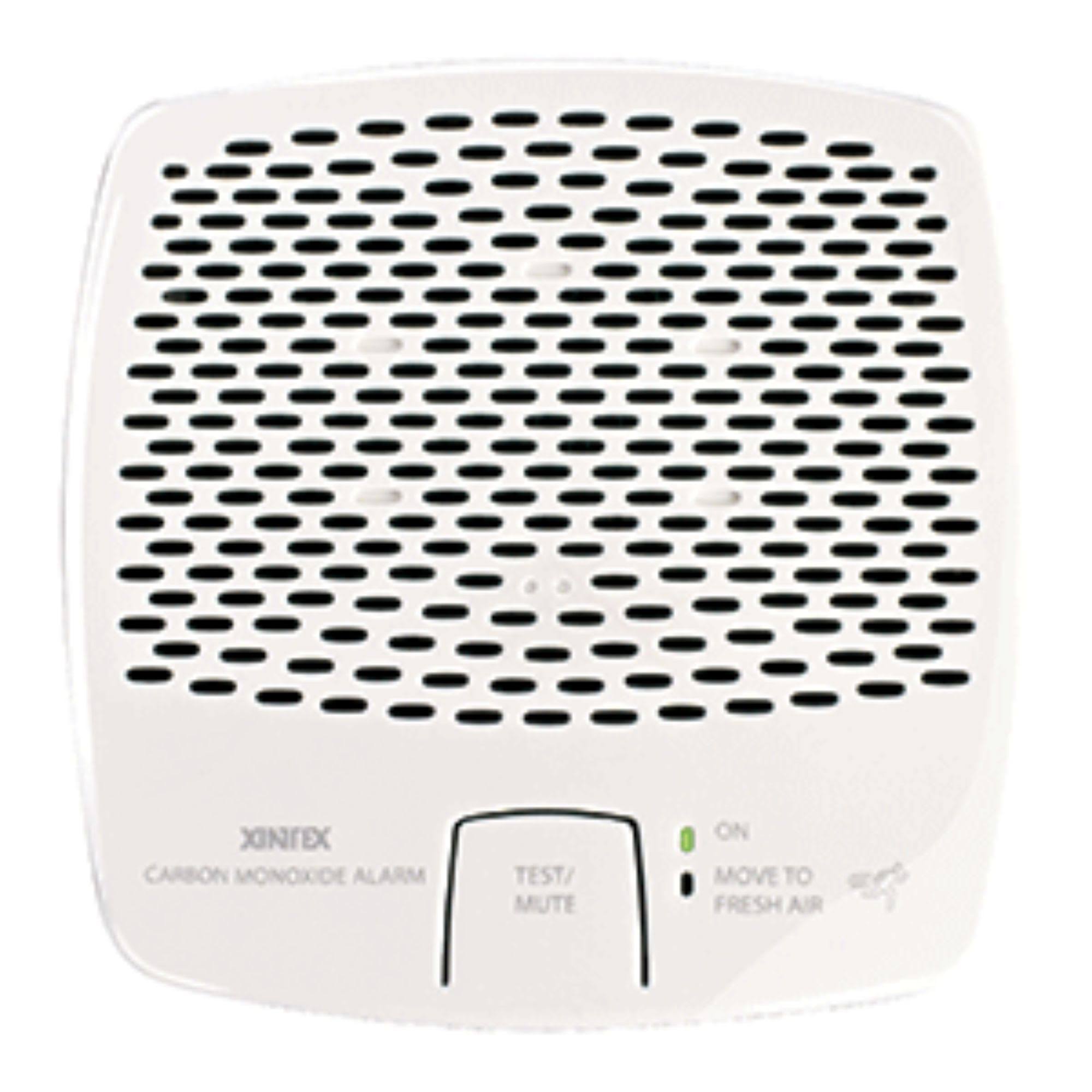 Carbon Monoxide Alarm Battery Operated White I836258