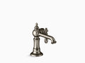 Vintage Nickel Bathroom Faucet with Drain Assembly C3248