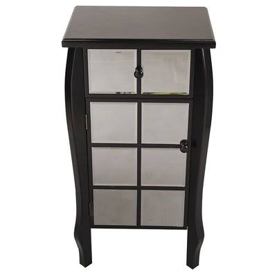 Black 1 Door Accent Cabinet T879206