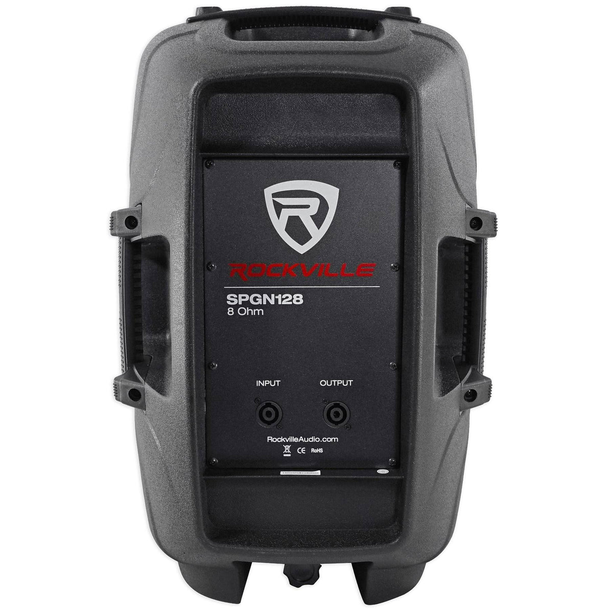 12x22 Passive 1200W DJ PA Speakers with Stands and Cables V63117