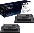 2 Pack Black 81X CF281X Toner Cartridge Z57997